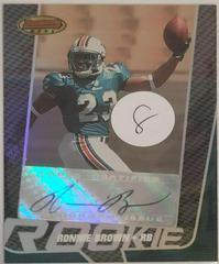 Ronnie Brown [Autograph] #132 Football Cards 2005 Bowman's Best Prices