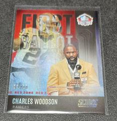 Charles Woodson [Red Zone] Football Cards 2022 Panini Score First Ballot Prices