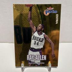 Ray Allen [Extra] #36 Basketball Cards 2000 Fleer Game Time Prices