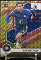 Ben Chilwell [Red & Gold Choice Mosaic] Soccer Cards 2021 Panini Mosaic Premier League Prices