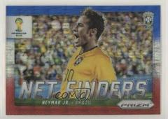 Neymar Jr. [Blue & Red Wave Prizm] Soccer Cards 2014 Panini Prizm World Cup Net Finders Prices