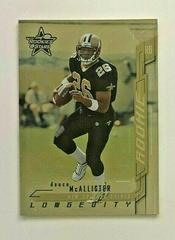 Deuce McAllister [Longevity] Football Cards 2001 Leaf Rookies & Stars Prices