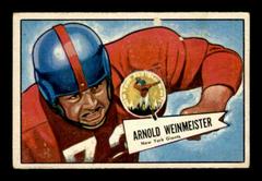 Arnie Weinmeister #101 Football Cards 1952 Bowman Large Prices