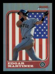 Edgar Martinez [Refractor] #34 Baseball Cards 1997 Bowman Chrome International Prices
