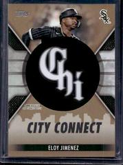 Eloy Jimenez [Gold] Baseball Cards 2023 Topps City Connect Commemorative Patch Prices