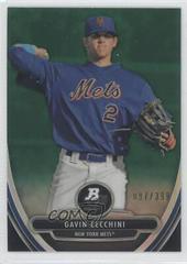 Gavin Cecchini [Green Refractor] #92 Baseball Cards 2013 Bowman Platinum Chrome Prospects Prices