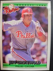 Jeff Grotewold #45 Baseball Cards 1992 Panini Donruss Rookies Prices