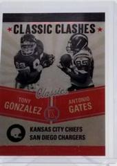 Antonio Gates, Tony Gonzalez #CC-27 Football Cards 2022 Panini Classics Clashes Prices