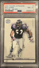 Ray Lewis [Retail] #8 Football Cards 2001 Pacific Dynagon Prices