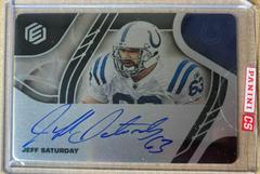 Jeff Saturday Football Cards 2021 Panini Elements Steel Signatures Prices