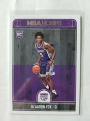 DE'Aaron Fox [Red Back] #255 Basketball Cards 2017 Panini Hoops Prices