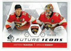 Matthew Tkachuk, Spencer Knight #FI-13 Hockey Cards 2022 SP Authentic Future Icons Prices