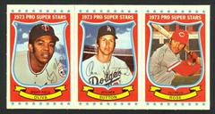 Oliva, Rose, Sutton [Panel] Baseball Cards 1973 Kellogg's Prices