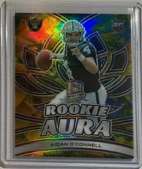 Aidan O'Connell [Gold] #24 Football Cards 2023 Panini Spectra Rookie Aura Prices
