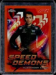 Alexander Albon [Orange] #SD-AA Racing Cards 2022 Topps Chrome Formula 1 Speed Demons Prices