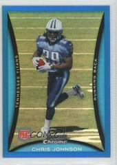 Chris Johnson [Blue Refractor] Football Cards 2008 Bowman Chrome Prices