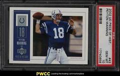 Peyton Manning Football Cards 2002 Upper Deck Piece of History Prices