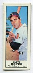 Clete Boyer [Hand Cut] Baseball Cards 1968 Bazooka Prices