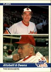 Altobelli & Owens #643 Baseball Cards 1984 Fleer Prices