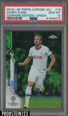 Harry Kane [Green] Soccer Cards 2019 Topps Chrome UEFA Champions League Sapphire Prices