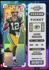 Aaron Rodgers [Nebula] #23 Football Cards 2022 Panini Contenders Optic Prices