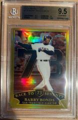 Barry Bonds [Gold Refractor] Baseball Cards 2002 Topps Chrome Prices