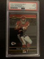 Tony Gonzalez [Acetate Parallel] Football Cards 2000 Bowman's Best Prices