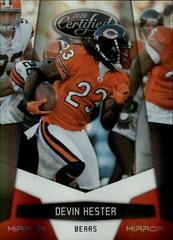 Devin Hester [Mirror Red] Football Cards 2010 Panini Certified Prices