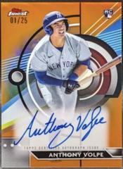 Anthony Volpe [Orange] Baseball Cards 2023 Topps Finest Autographs Prices