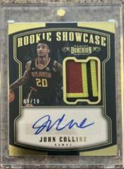 John Collins [Jersey Autograph Gold] Basketball Cards 2017 Panini Dominion Prices