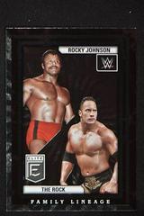 The Rock / Rocky Johnson Wrestling Cards 2023 Donruss Elite WWE Family Lineage Prices