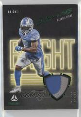 D'Andre Swift [Green] #BBE-DSW Football Cards 2022 Panini Luminance Bright Beginnings Prices