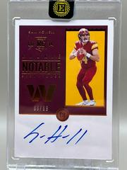 Sam Howell #RNS-SH Football Cards 2022 Panini Encased Rookie Notable Signatures Prices