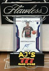 Dalen Terry [Blue] #38 Basketball Cards 2022 Panini Flawless Distinguished Auto Prices