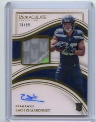 Zach Charbonnet #29 Football Cards 2023 Panini Immaculate Signature Patch Rookie Prices