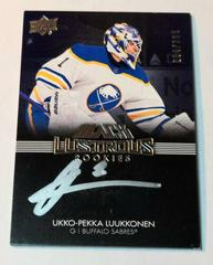 Ukko Pekka Luukkonen #LRS-UL Hockey Cards 2021 SPx UD Black Lustrous Rookie Signatures Prices