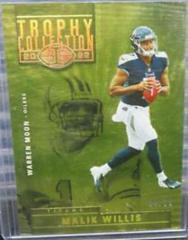 Warren Moon, Malik Willis [Division] Football Cards 2022 Panini Illusions Trophy Collection Prices