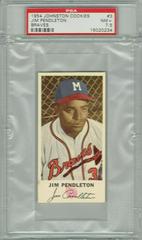 Jim Pendleton Baseball Cards 1954 Johnston Cookies Braves Prices