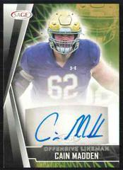 Cain Madden #A-CM3 Football Cards 2022 Sage Hit Autographs Prices