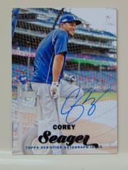 Corey Seager [Black Foil] #SCA-CS Baseball Cards 2017 Stadium Club Autographs Prices