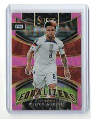 Weston McKennie [Pink] Soccer Cards 2022 Panini Select FIFA Equalizers Prices