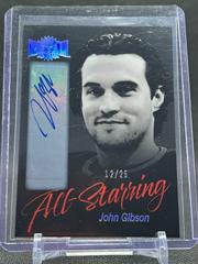 John Gibson [Autograph] #AS-11 Hockey Cards 2022 Skybox Metal Universe All Starring Prices