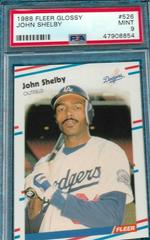 John Shelby #526 Baseball Cards 1988 Fleer Glossy Prices