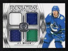 J. T. Miller Hockey Cards 2020 Upper Deck The Cup Foundations Quad Jersey Prices
