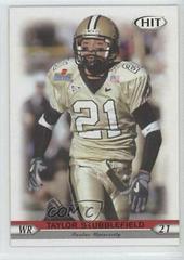 Taylor Stubblefield #21 Football Cards 2005 Sage Hit Prices