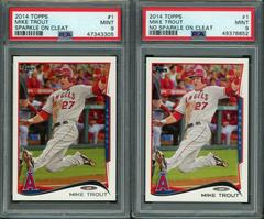 Mike Trout [Sparkle on Cleat] #1 Baseball Cards 2014 Topps Prices