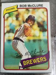 Bob McClure #357 Baseball Cards 1980 Topps Prices