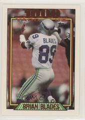 Brian Blades Football Cards 1992 Topps 1000 Yard Club Prices