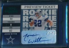Jason Witten [Playoff Ticket] #117 Football Cards 2003 Playoff Contenders Prices