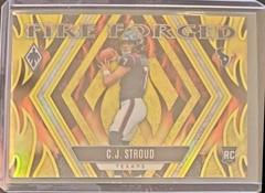 C. J. Stroud [Yellow] #FF-6 Football Cards 2023 Panini Phoenix Fire Forged Prices